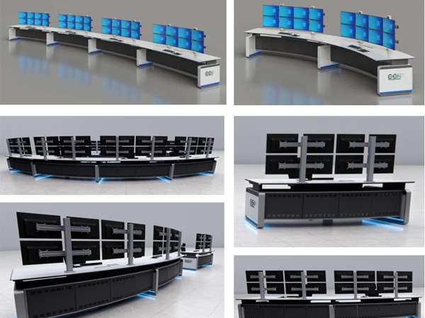 罗马尼亚客定弧形控制台，会议桌